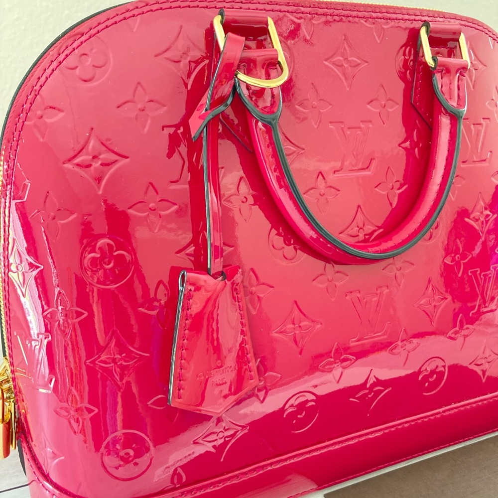 ❣️SOLD LV Alma Vernis PM Rose Indien - Picture 6 of 16
